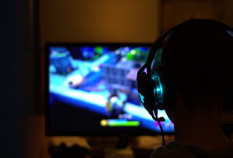 person playing on tv
